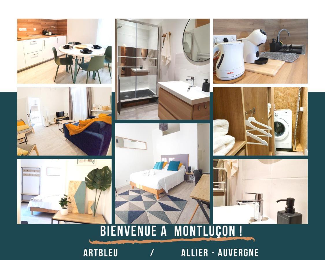 Artbleu -Tout Confort - Ideal Pros - Proche Commerces Montlucon Exterior photo